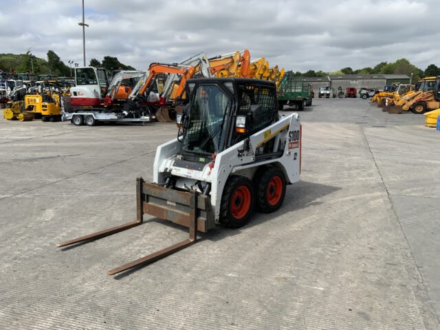 Bobcat S100 Wheeled Skid Steer Forklift (ST23943)