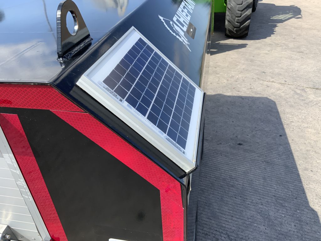 Chieftan Black Twin Axle 1000 Litre Fuel Bowser