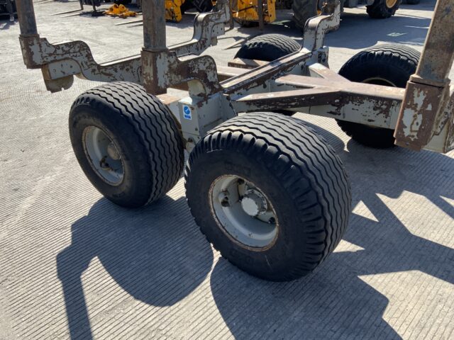 EFM 11 TEU Forestry Trailer Complete With Botex 560 TL Crane (ST23739)