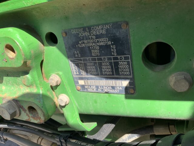 John Deere 6155R Tractor (ST23489)
