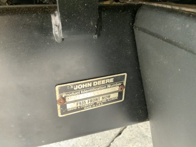 John Deere F935 Out Front Mower (ST23828)