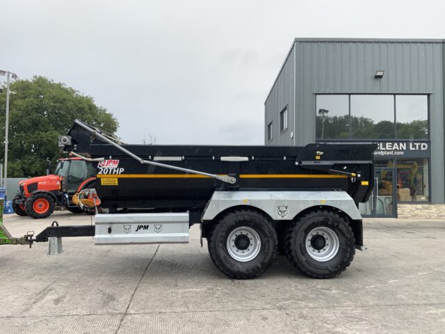 JPM Black 20 Tonne Half Pipe Dumper Trailer