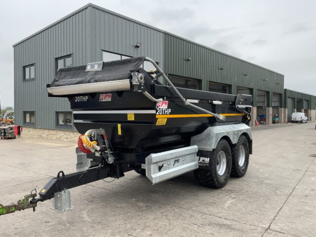 JPM Black 20 Tonne Half Pipe Dumper Trailer