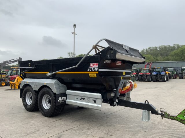 JPM Black 20 Tonne Half Pipe Dumper Trailer