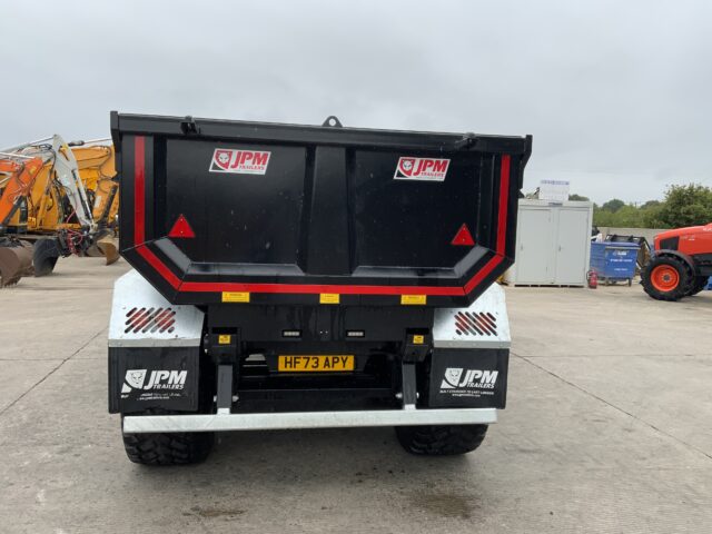 JPM Black 20 Tonne Half Pipe Dumper Trailer