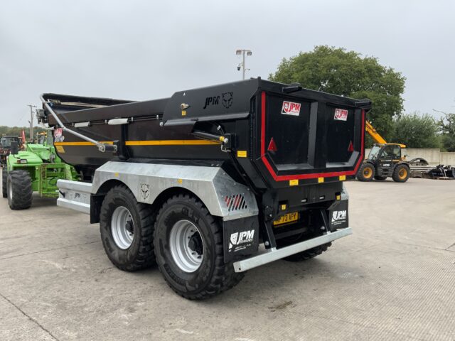 JPM Black 20 Tonne Half Pipe Dumper Trailer
