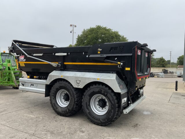 JPM Black 20 Tonne Half Pipe Dumper Trailer