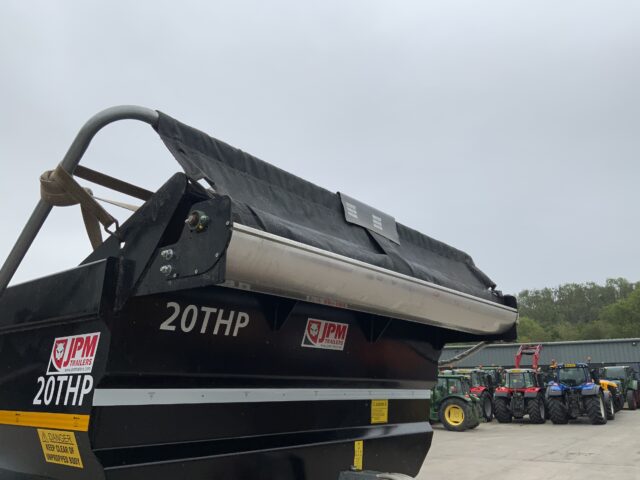 JPM Black 20 Tonne Half Pipe Dumper Trailer