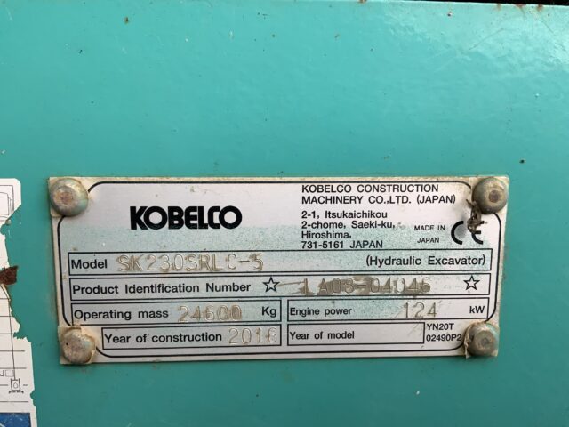 Kobelco SK230 SRLC-5 Digger (ST23060)