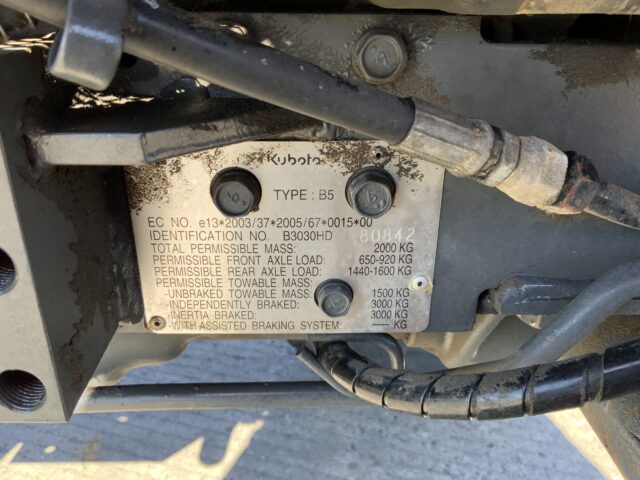 Kubota B3030 Compact Tractor (ST23748)