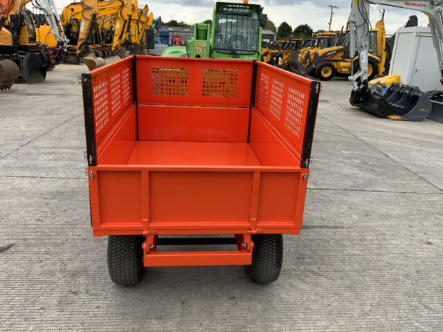 Kubota DW Tomlin Drop Sided compact tipping trailer