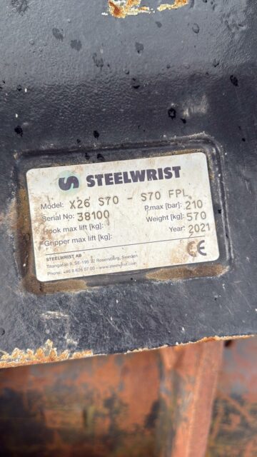 Steelwrist X26 Tilt-Rotator (ST23547)