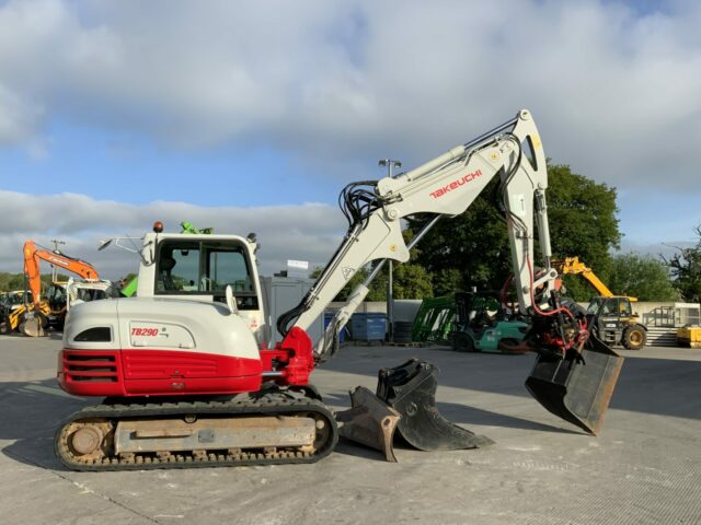Takeuchi TB290 Digger With Rototilt (ST22482)