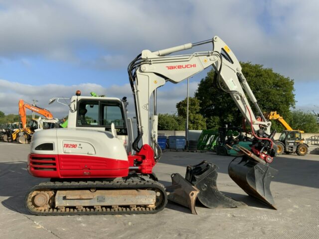 Takeuchi TB290 Digger With Rototilt (ST22482)