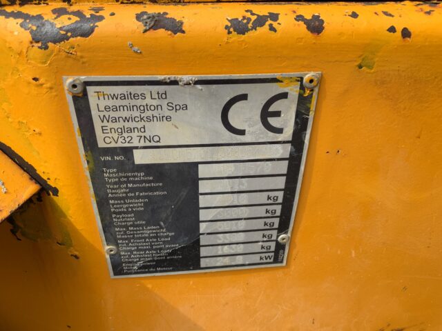 Thwaites 3 Tonne Straight Tip Dumper (ST23898)
