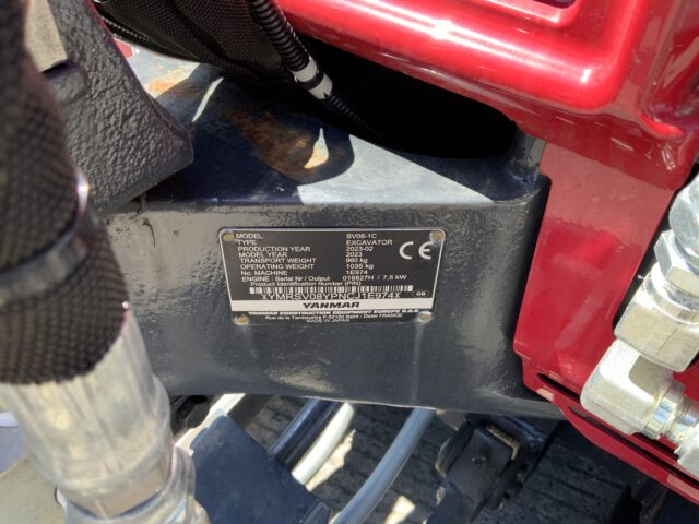 Unused Yanmar SV08 Micro Digger (ST23911)