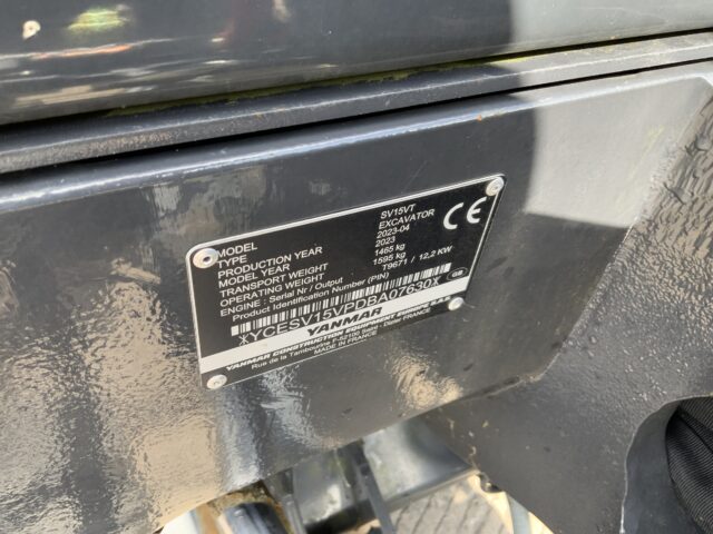 Yanmar SV15 VT (ST23918)