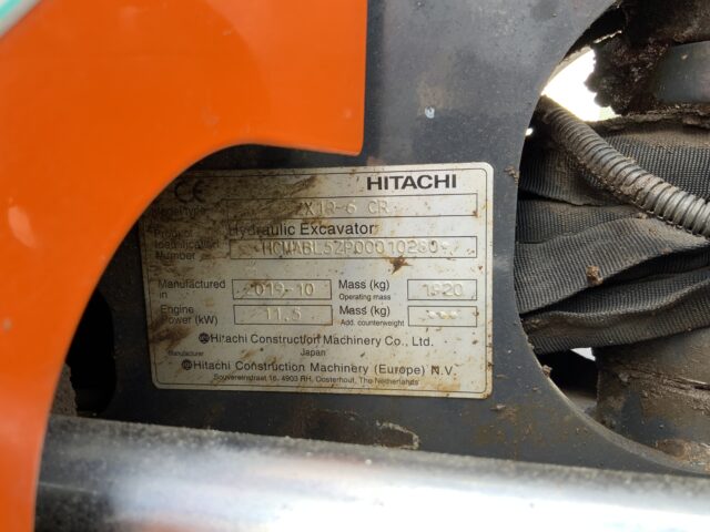 Hitachi Zaxis 19-6 CR Digger (ST24050)
