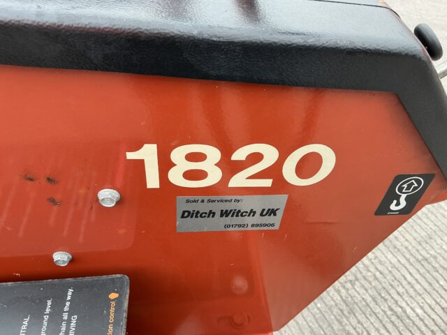 Ditch Witch 1820 Walk Behind Trencher