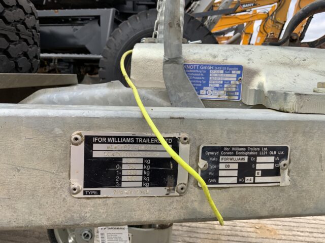IFor Williams GH1054 Plant trailer