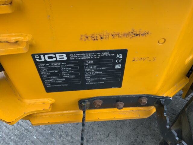 JCB 1 Tonne Hi Tip Dumper