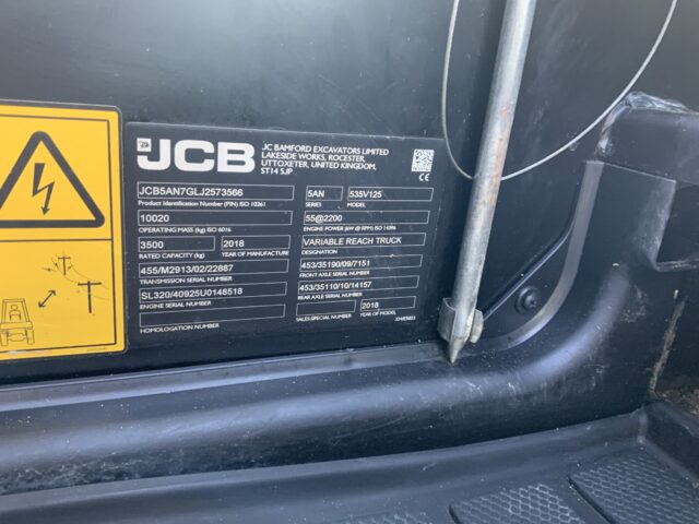 JCB 535-125 Hi Viz Telehandler (ST24197)