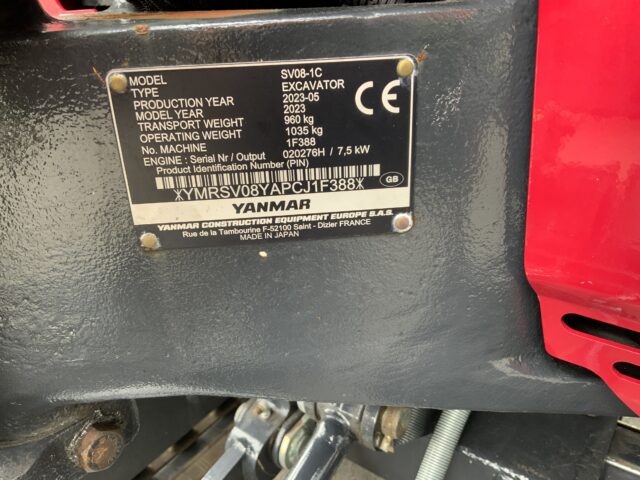 Yanmar SV08 Micro (ST23915)