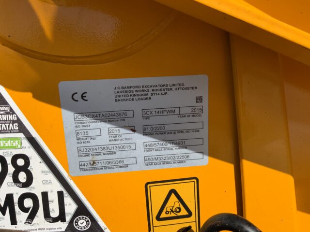 JCB 3CX Eco Contractor Wheeled Digger