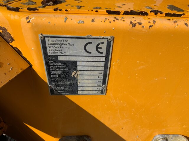 Thwaites 3 Tonne Straight Tip Dumper (ST24459)