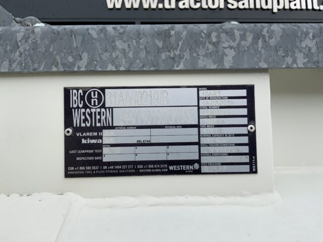 Western/Abbi 985Ltr Fuel Bowser