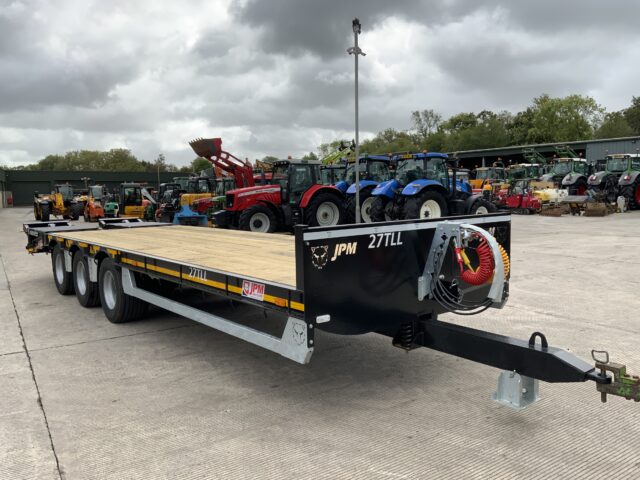 JPM Black 30ft Tri Axle Low Loader Trailer (ST24521)