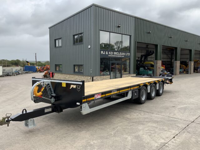 JPM Black 30ft Tri Axle Low Loader Trailer (ST24521)