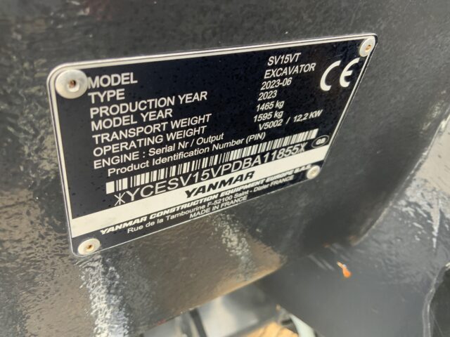 Yanmar SV15 VT Digger (ST23921)