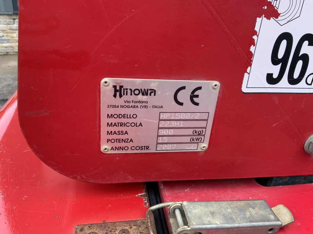 Hinowa HP1500/2 Swivel Tip Tracked Dumper (ST24480)