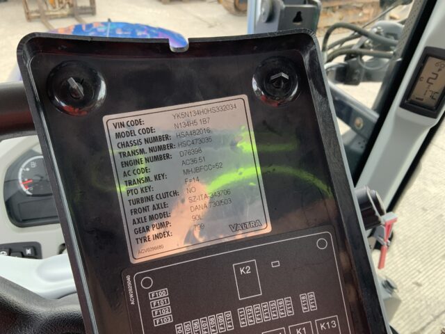 Valtra N134 Hi Tech Tractor (ST24314)