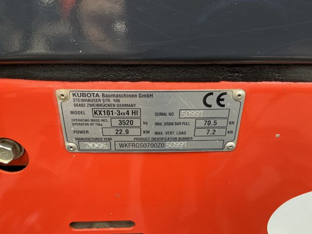 Kubota KX101-3 Digger (ST24467)