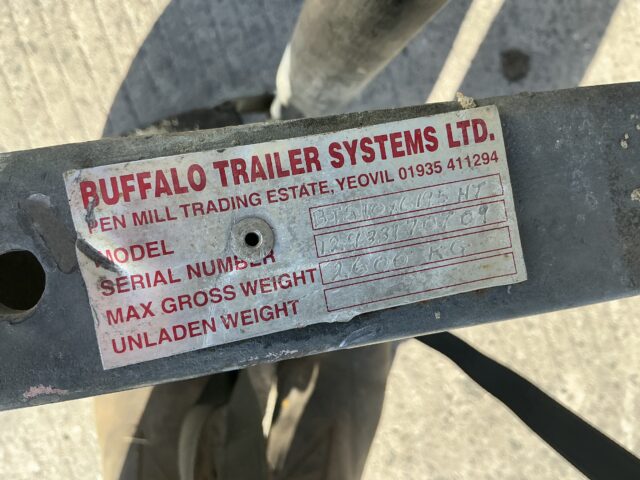 Buffalo 10,6 Twin Axle Tipping Trailer