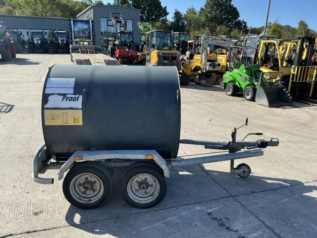 FuelProof 1000Ltr Win Axle Diesel Bowser Trailer
