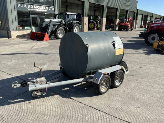 FuelProof 1000Ltr Win Axle Diesel Bowser Trailer