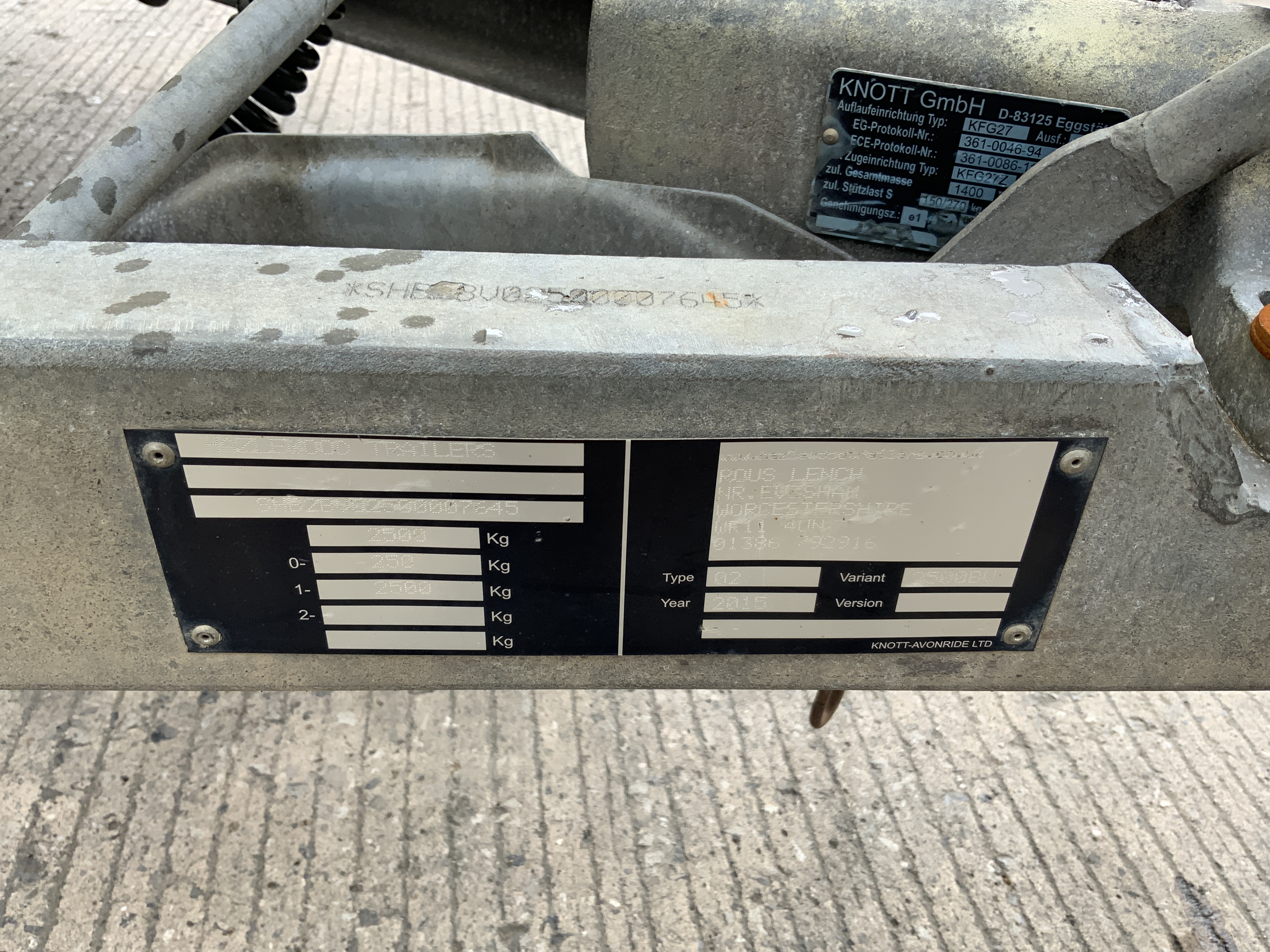 Hazelwood Oil Transfer Box trailer (ST24324)