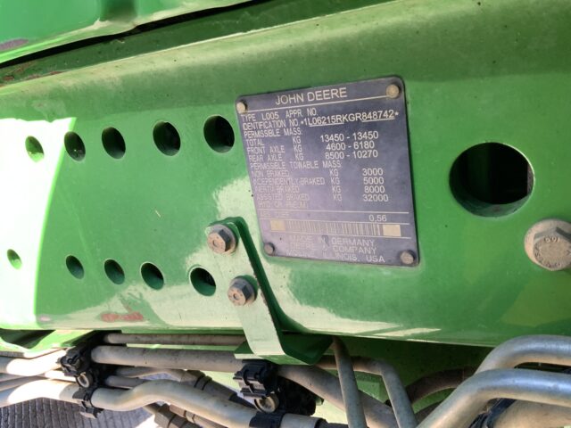 John Deere 6215R Tractor (ST24210)