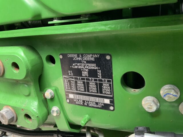 John Deere 6R.185 Tractor (ST24442)
