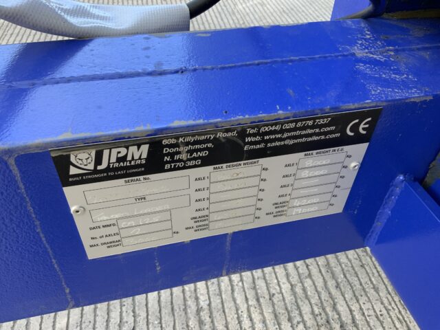 JPM Blue 28ft Tandem Low Loader Trailer (ST24520)