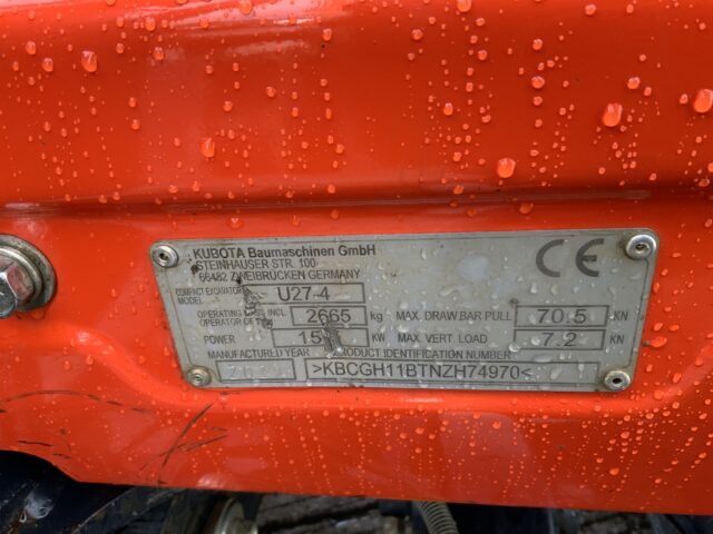 Kubota U27-4 Digger (ST24373)