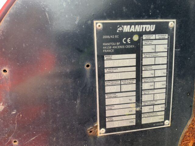 Manitou Mani Access 180 ATJ Telescopic Boom Lift (ST24543)