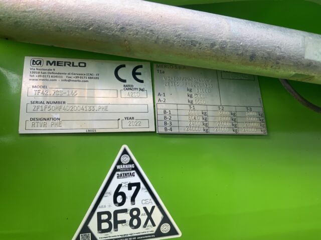 Merlo TF42.7 CS-145 Telehandler (ST24427)