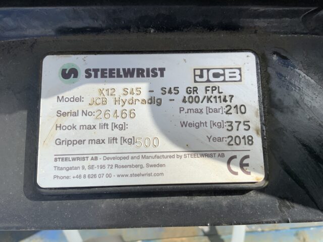 Steel Wrist Tilt Rotating Quick Hitch (ST24619)