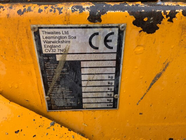 Thwaites 6 Tonne Straight Tip Dumper (ST24366)
