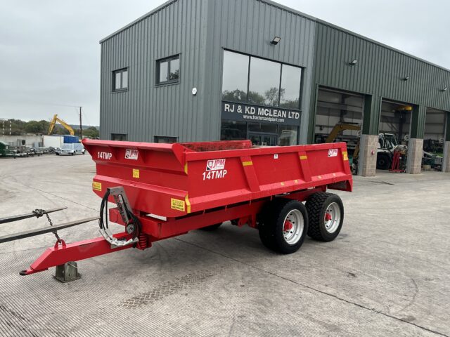 JPM 14 Tonne Multi Purpose Red Dump Trailer