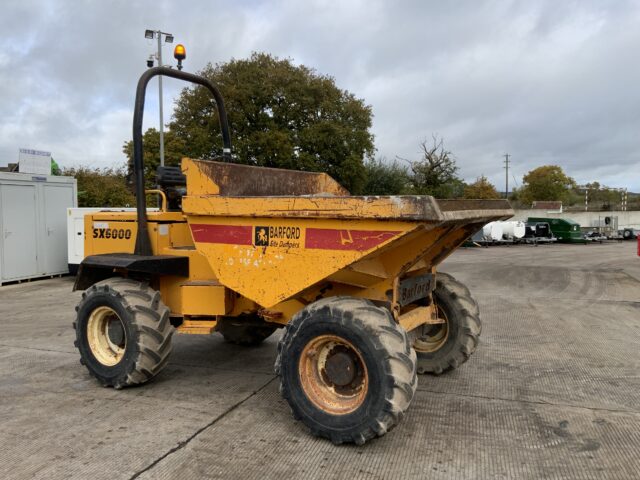 Barford SX6000 6Tonne Straight Tip Dumper (ST24893)